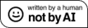 Written by a human